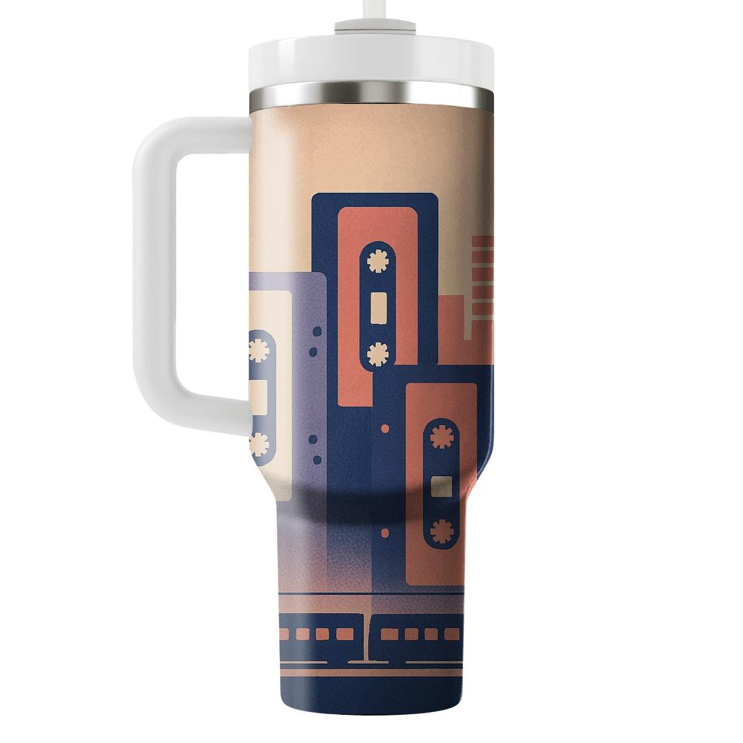 Cassette Skyline Commute tumbler cups