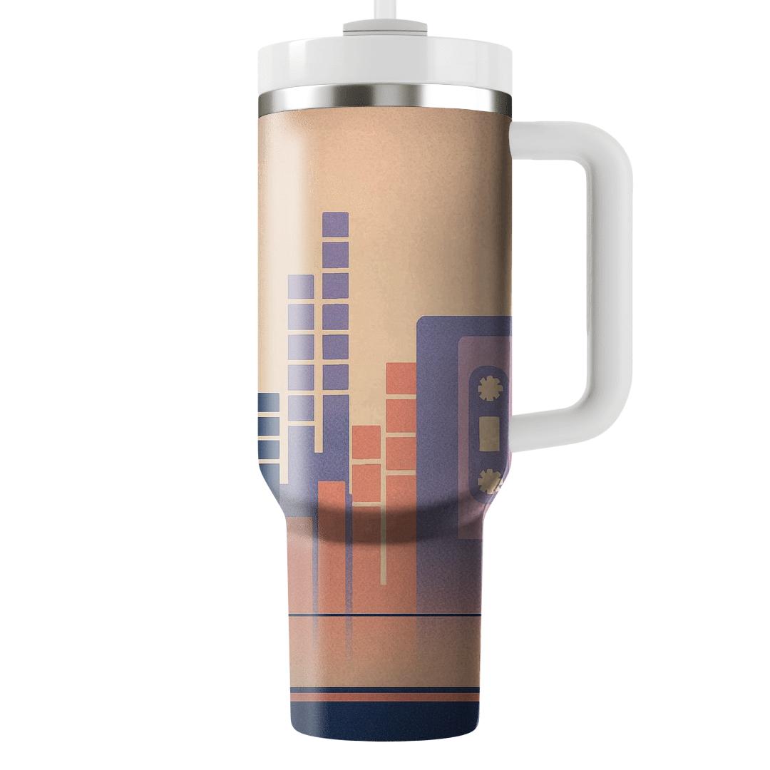 Cassette Skyline Commute tumbler cups