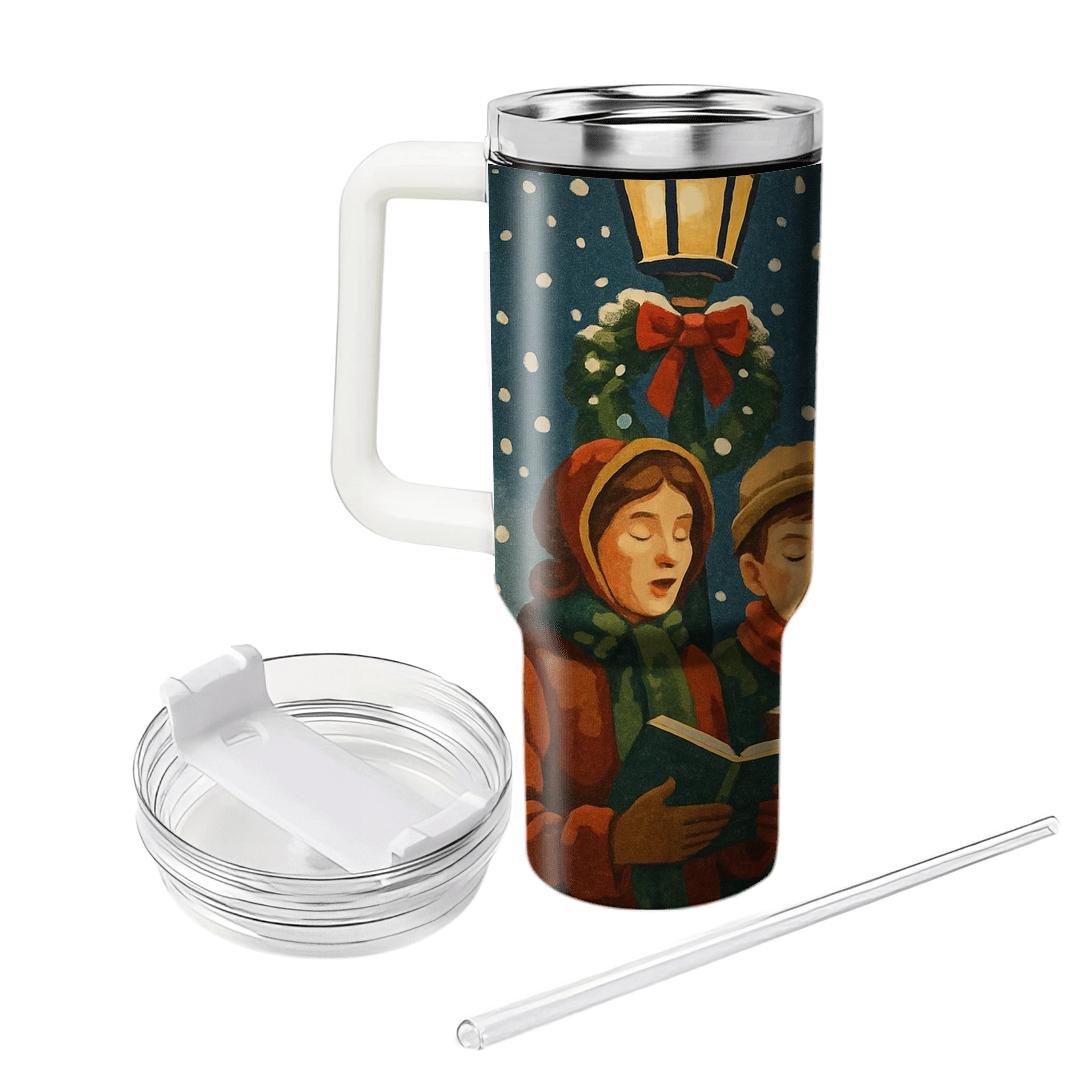 Snowglobe Choir Night decorative tumblers