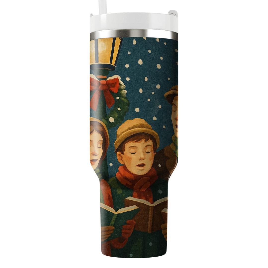 Snowglobe Choir Night decorative tumblers