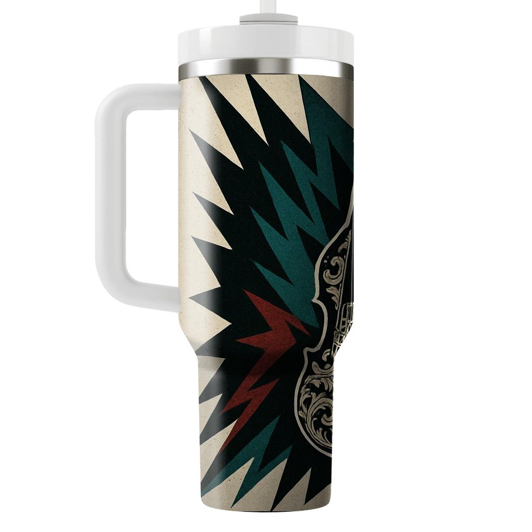 Baroque Bassline Collage unique tumblers
