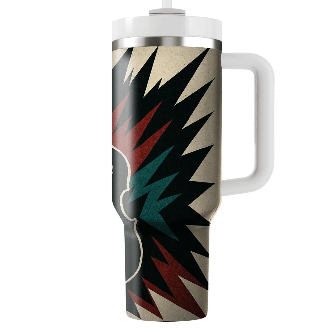 Baroque Bassline Collage unique tumblers