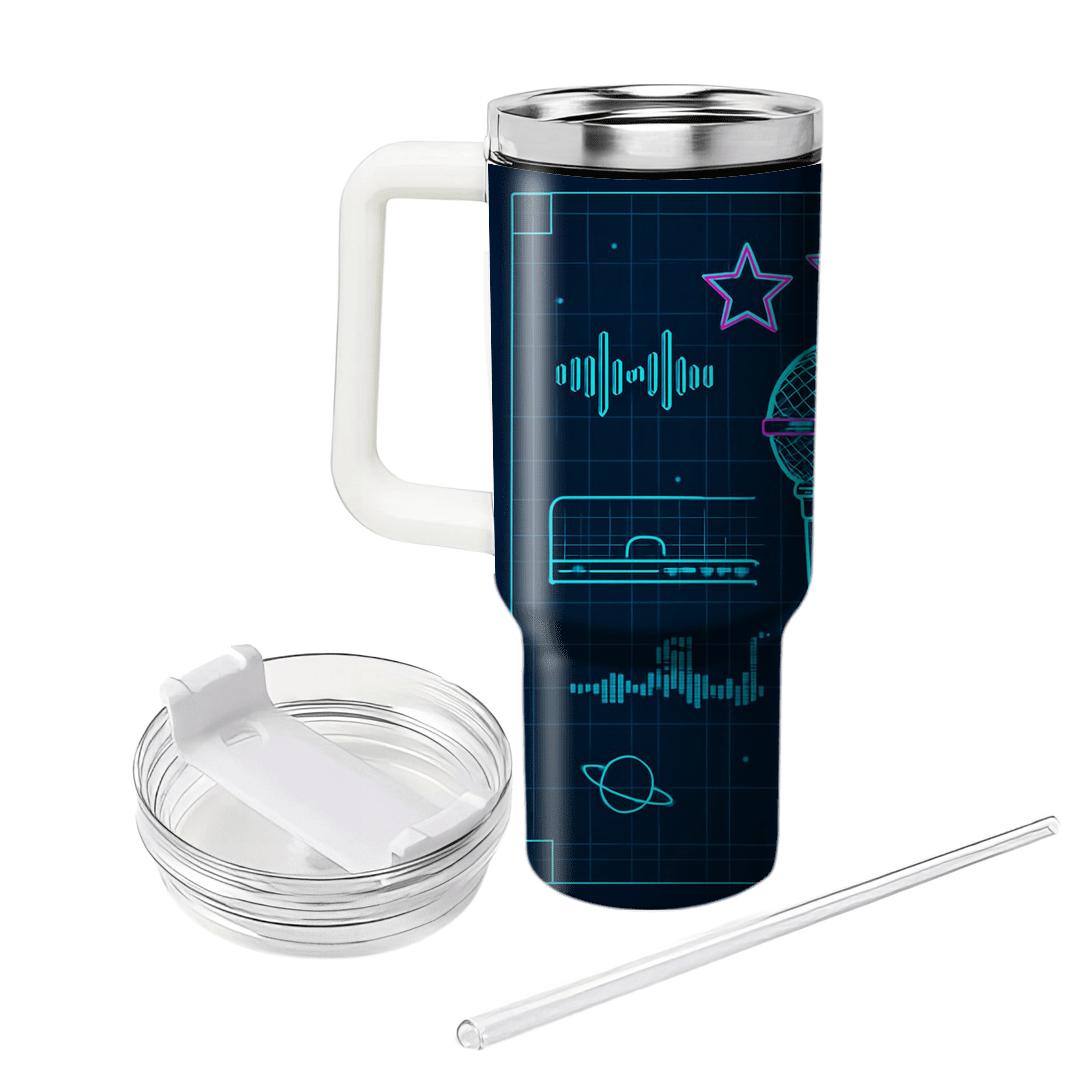 Y2K Space Karaoke Blueprint unique tumblers