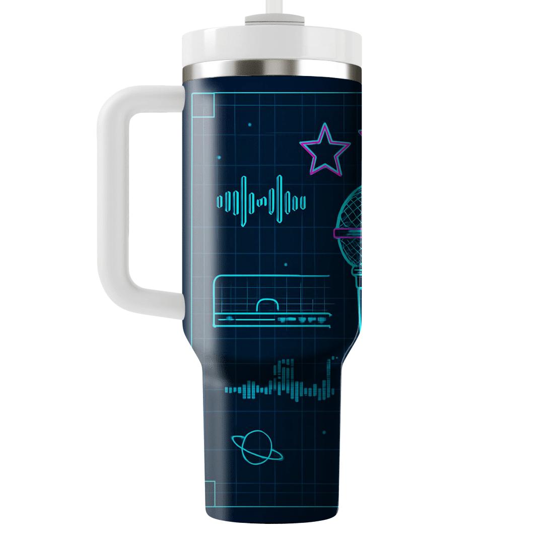 Y2K Space Karaoke Blueprint unique tumblers