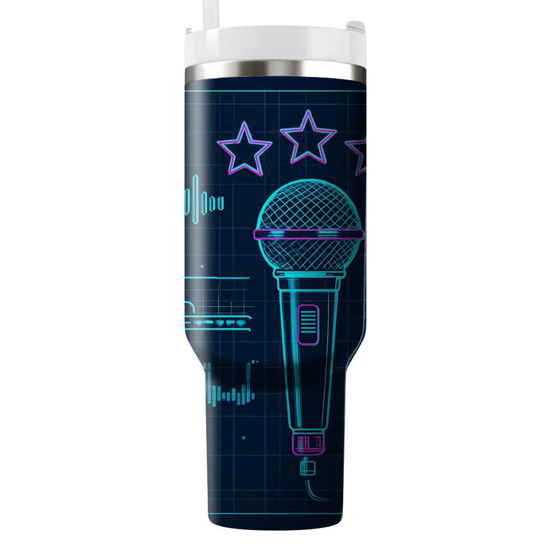 Y2K Space Karaoke Blueprint unique tumblers