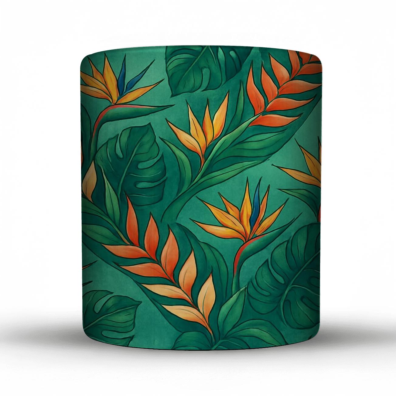 Rainforest Heliconia Ripple gift mugs for occasions