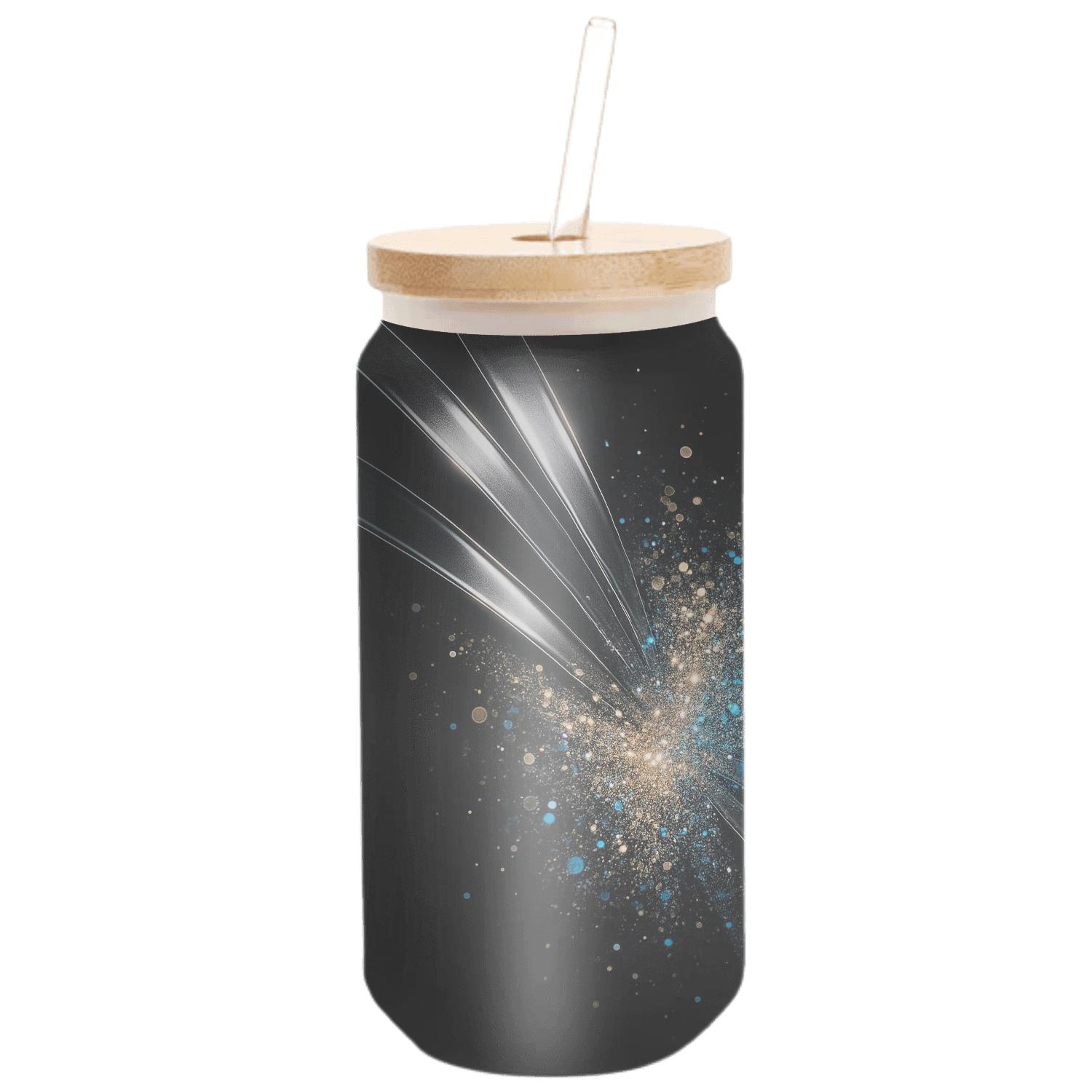 Couture Chrome Confetti custom engraved glassware