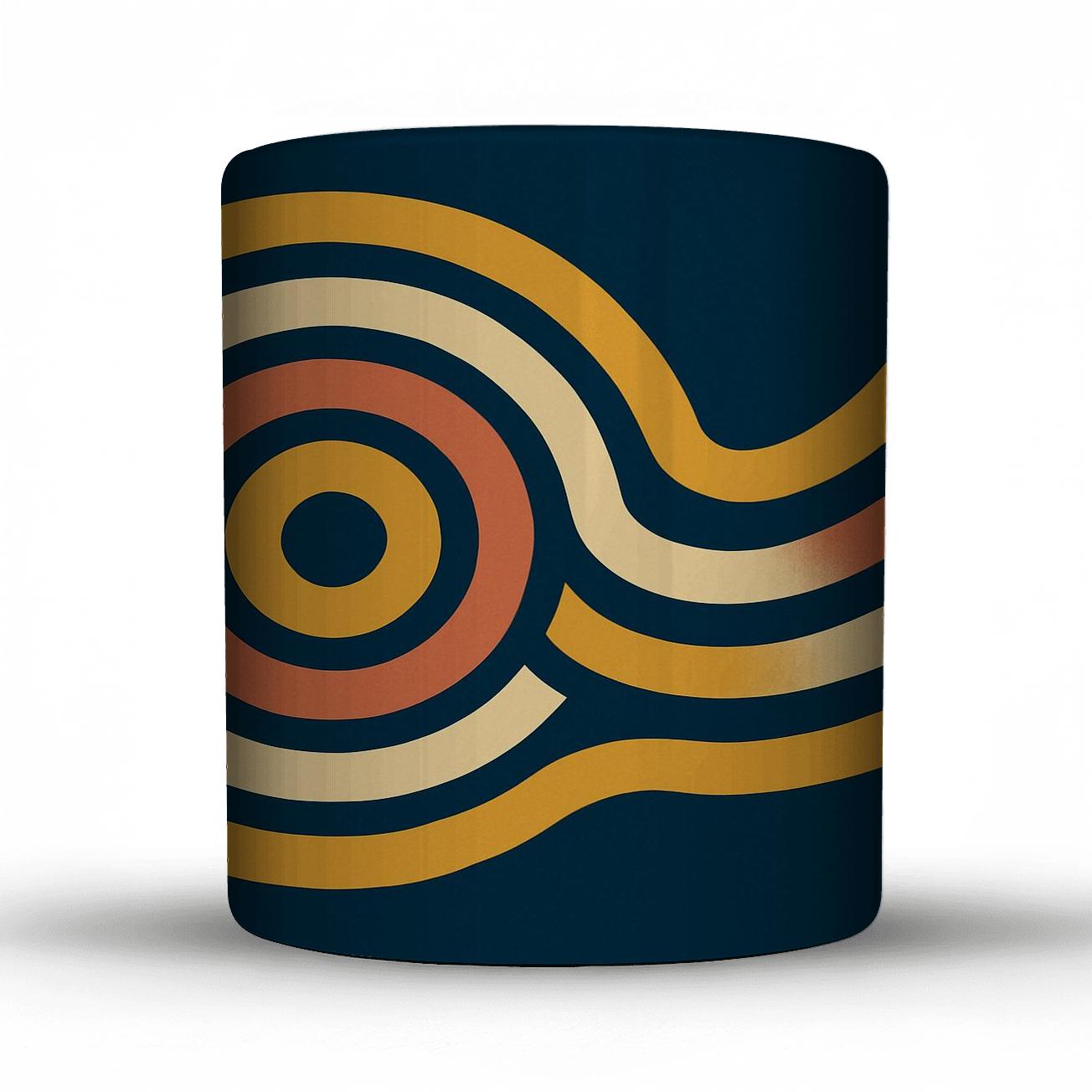 Cosmic Record Groove Waves novelty coffee mugs