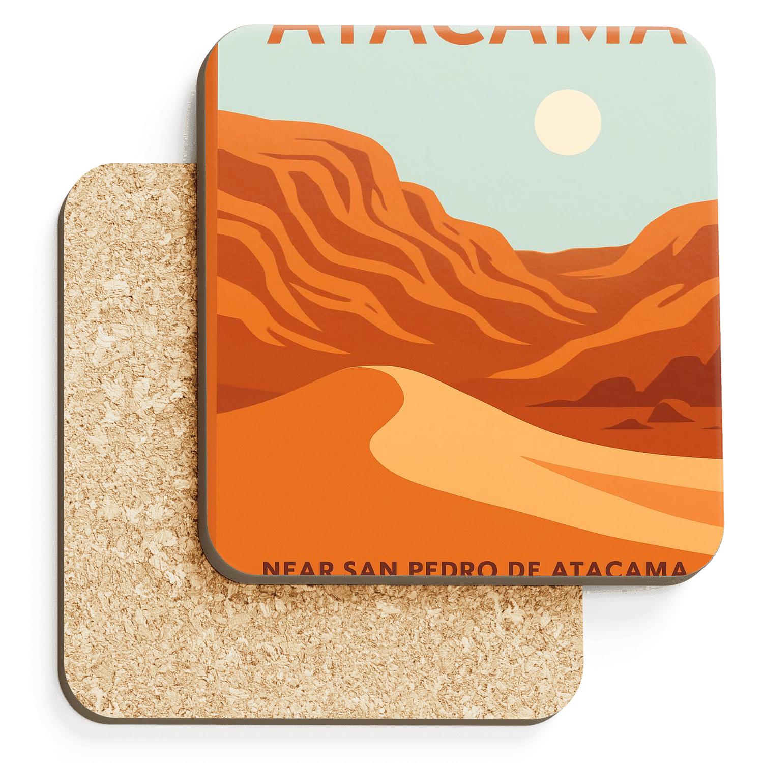 Valley Of The Moon Valley De La Luna - San Pedro De Atacama, Chile elegant tabletop coasters