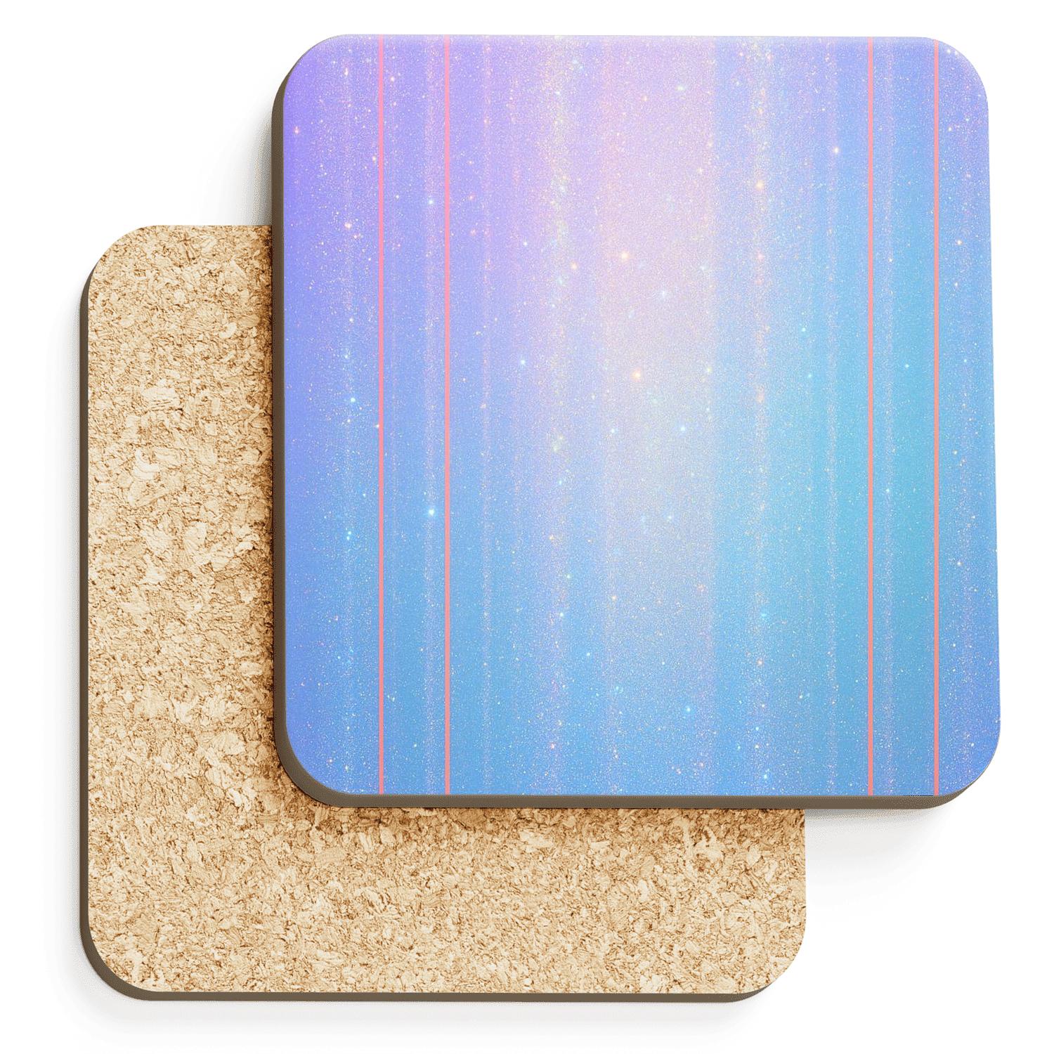Opal Neon Runway Haze coasters for home decor