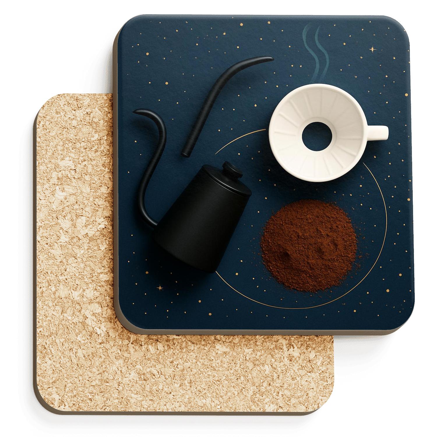 Starlit Pour Over Atlas stone coaster collections