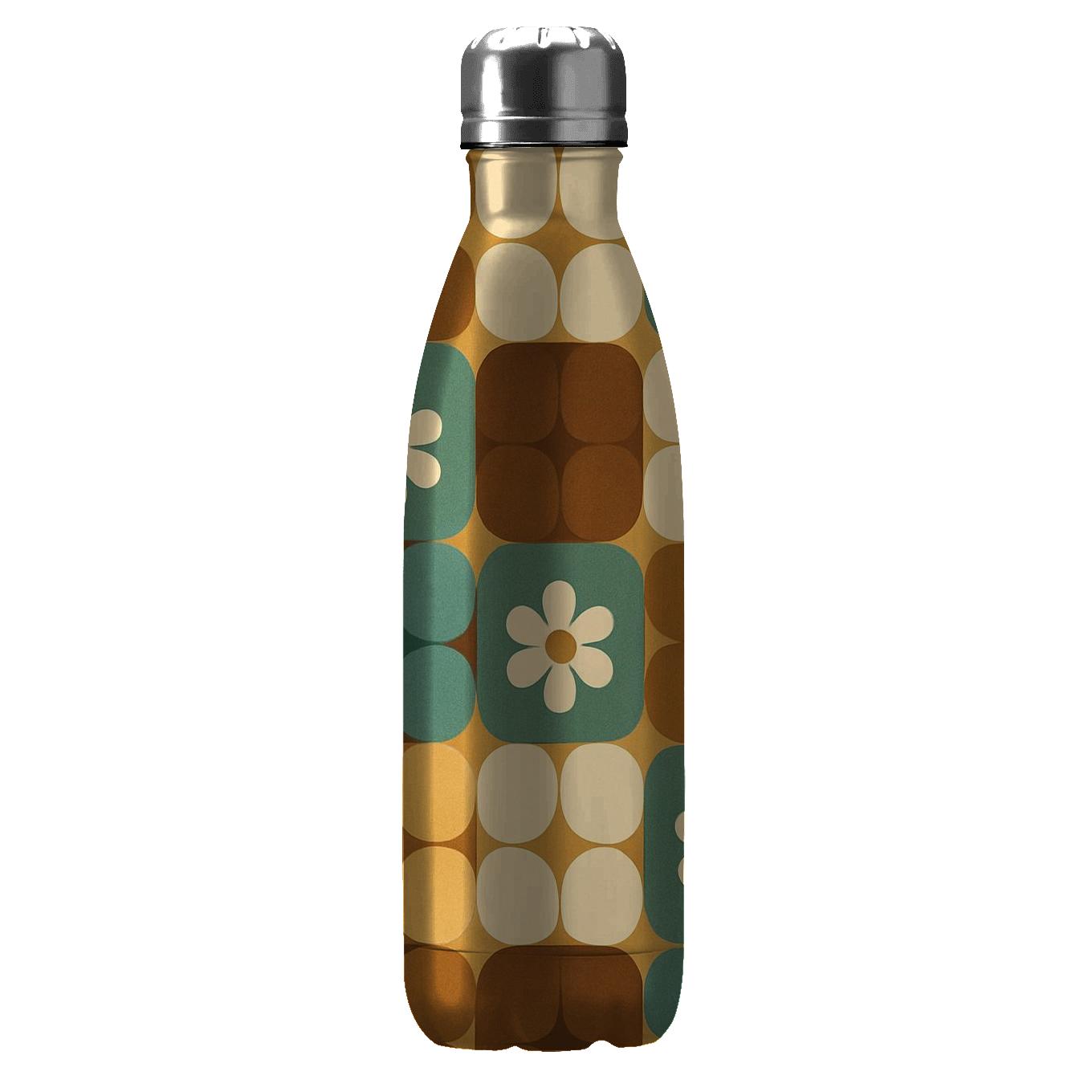 Velvet Lounge Checker Bloom personalized water bottles