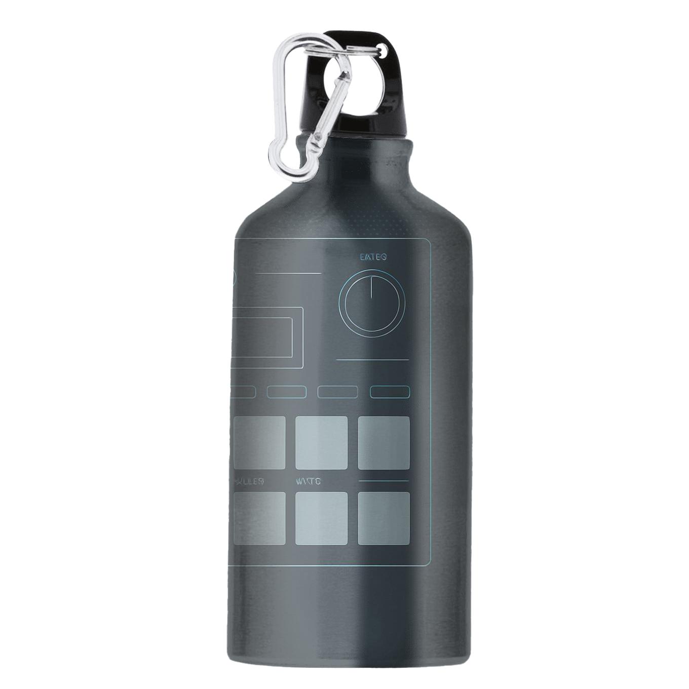 Minimalist Drum Machine Blueprint Pop custom sports bottles