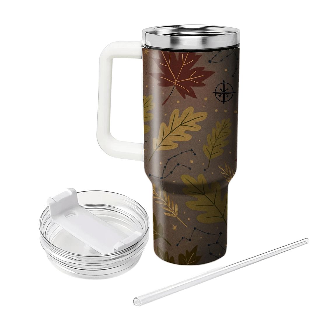 Autumn Equinox Constellation Harvest insulated tumblers