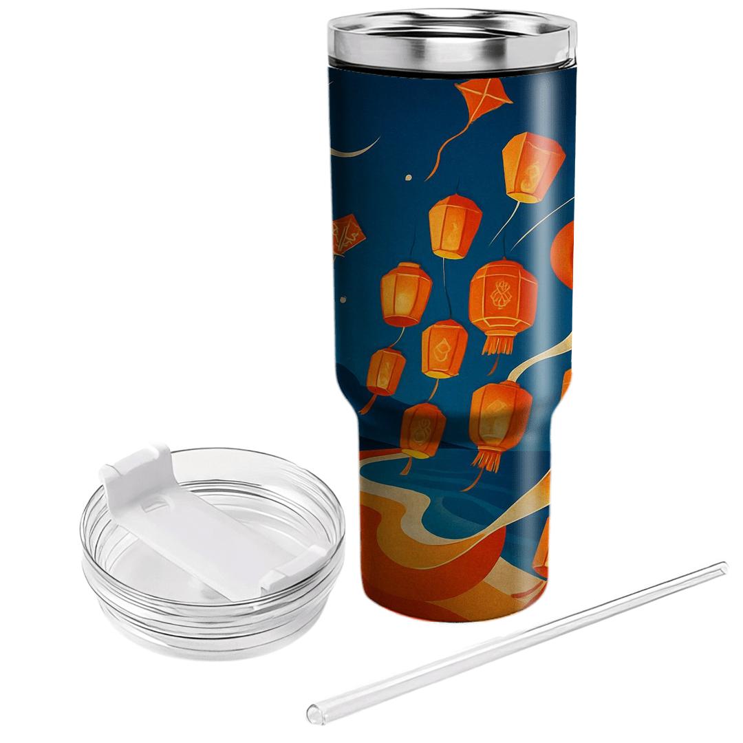 Lantern Kite Tide Festival travel tumblers