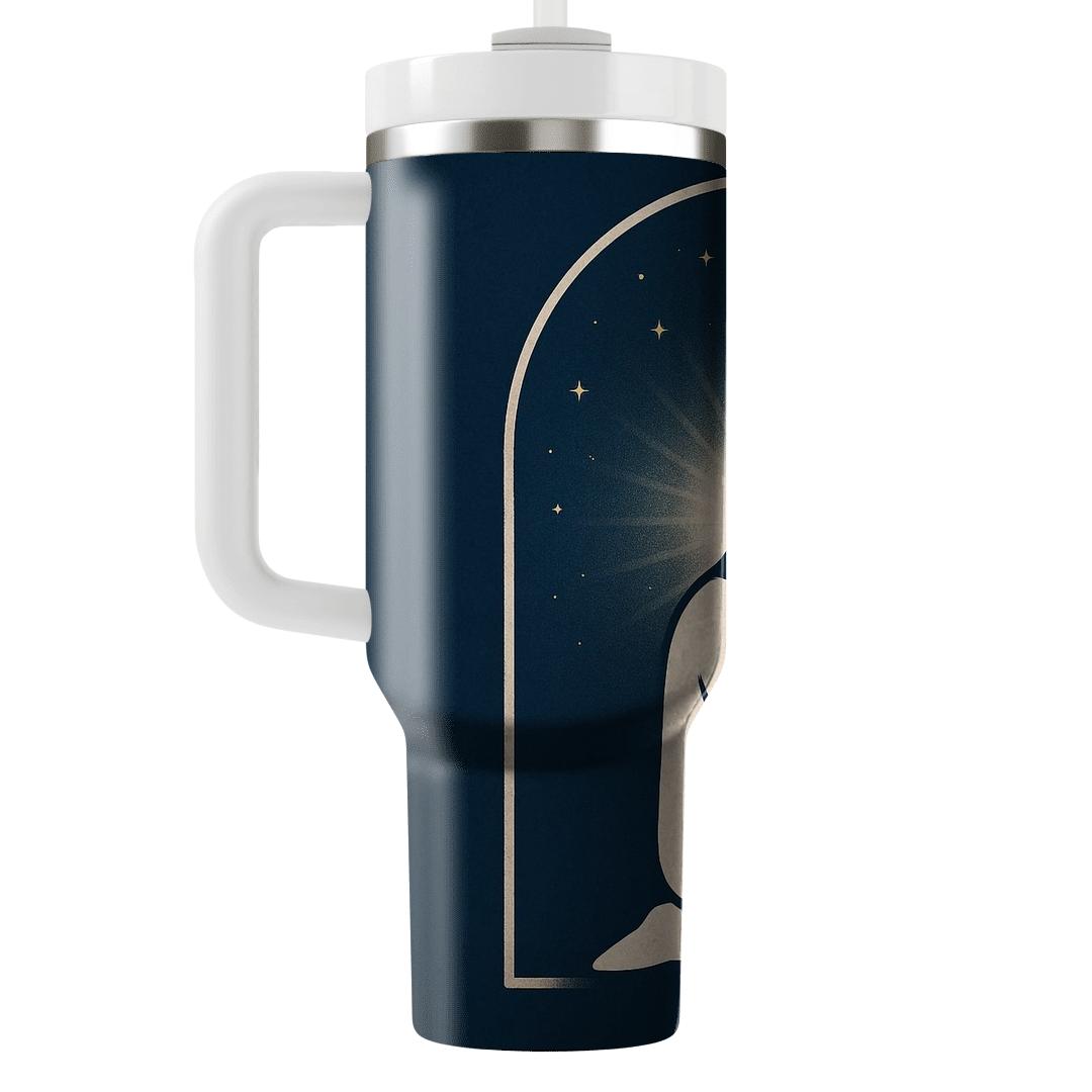 Sanctuary Of Starlit Prayer decorative tumblers