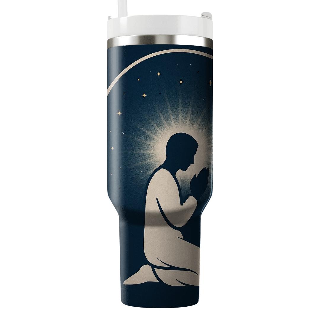 Sanctuary Of Starlit Prayer decorative tumblers