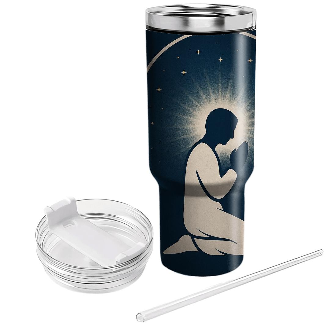 Sanctuary Of Starlit Prayer decorative tumblers