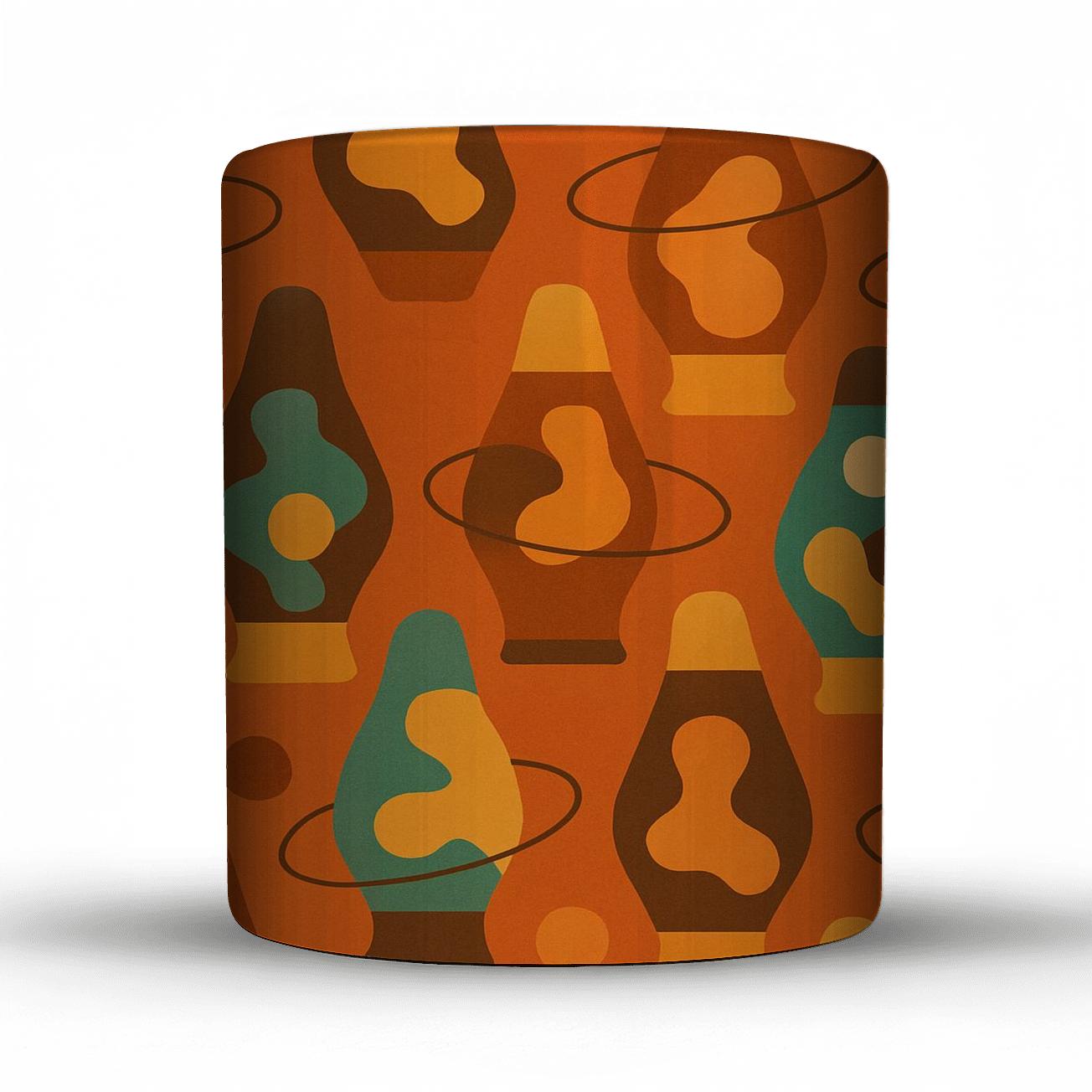 Cosmic Lava Lamp Orbitals gift mugs for occasions
