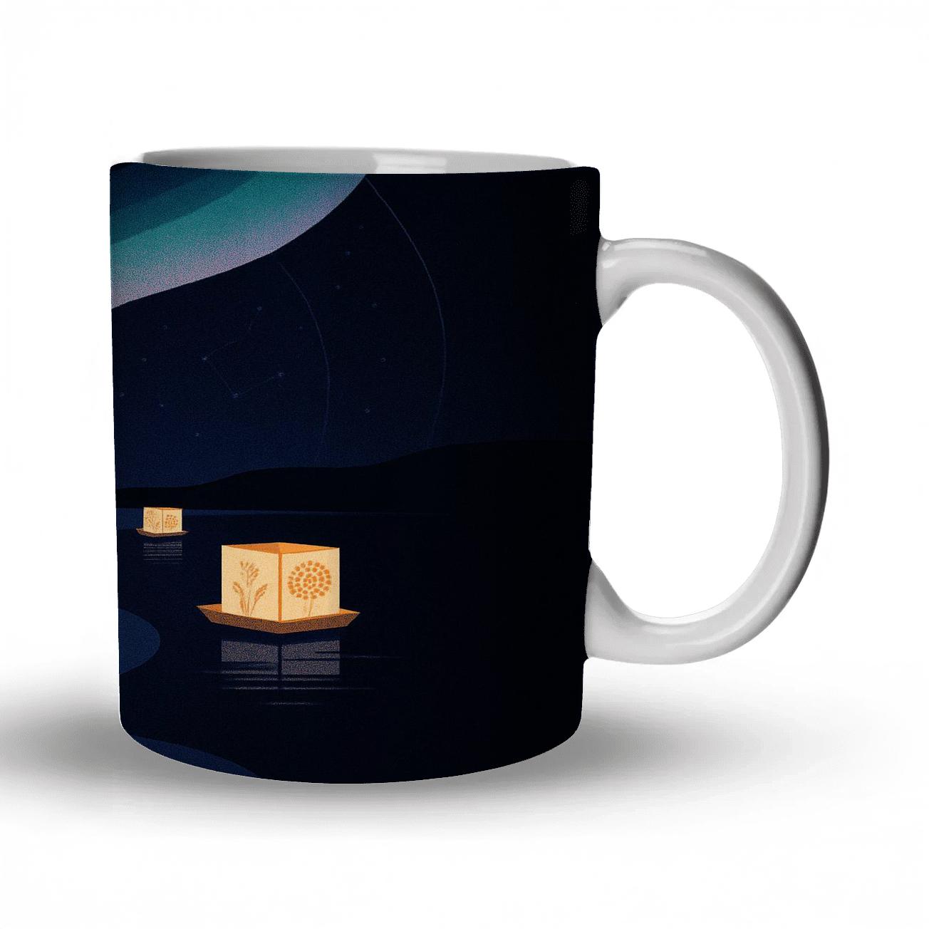 Aurora Lantern Regatta gift mugs for occasions