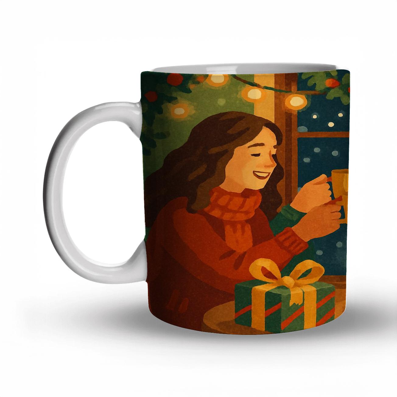 Snowglobe Toast novelty coffee mugs