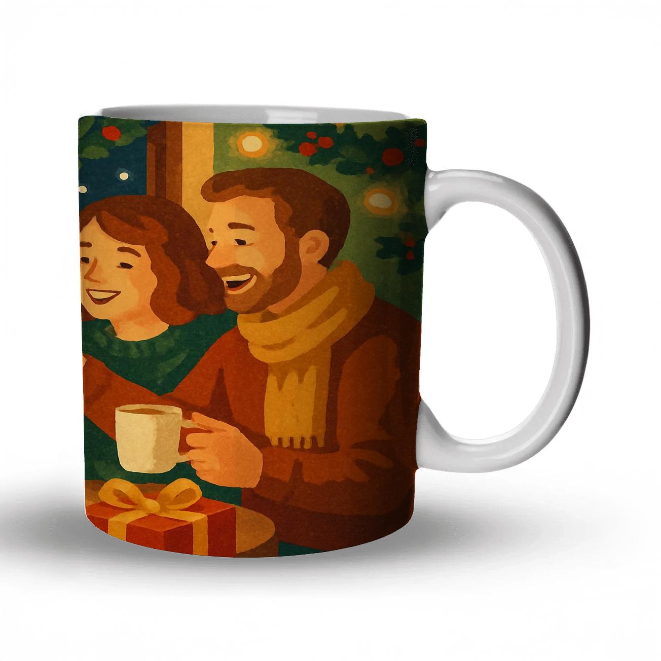 Snowglobe Toast novelty coffee mugs