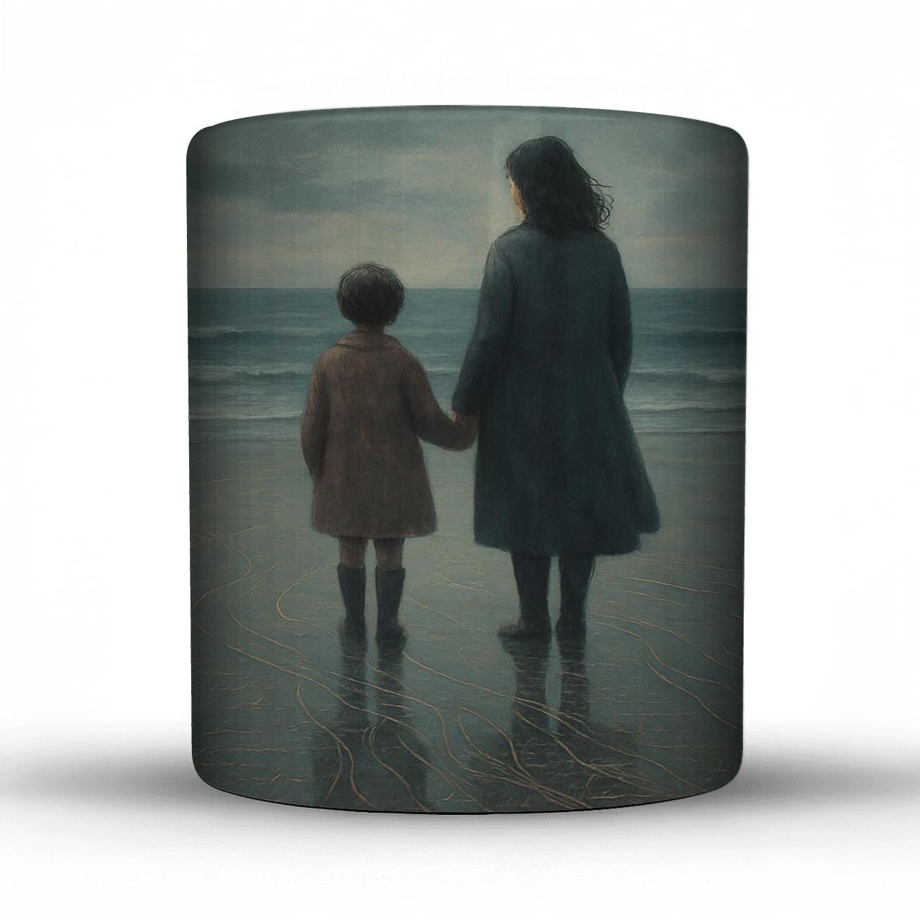 Saltwater Atlas The Shoreline She Drew In Your Heart personalized mugs