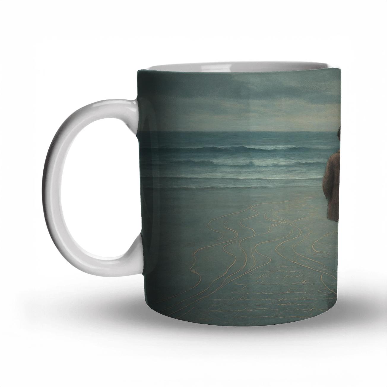 Saltwater Atlas The Shoreline She Drew In Your Heart personalized mugs