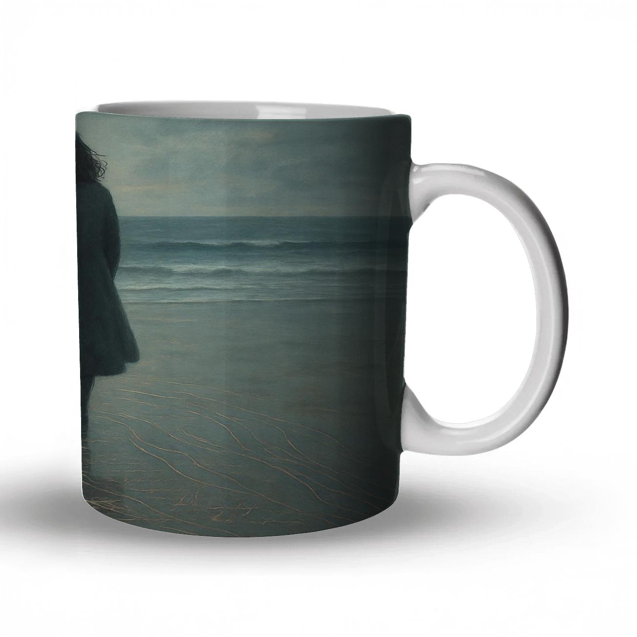 Saltwater Atlas The Shoreline She Drew In Your Heart personalized mugs