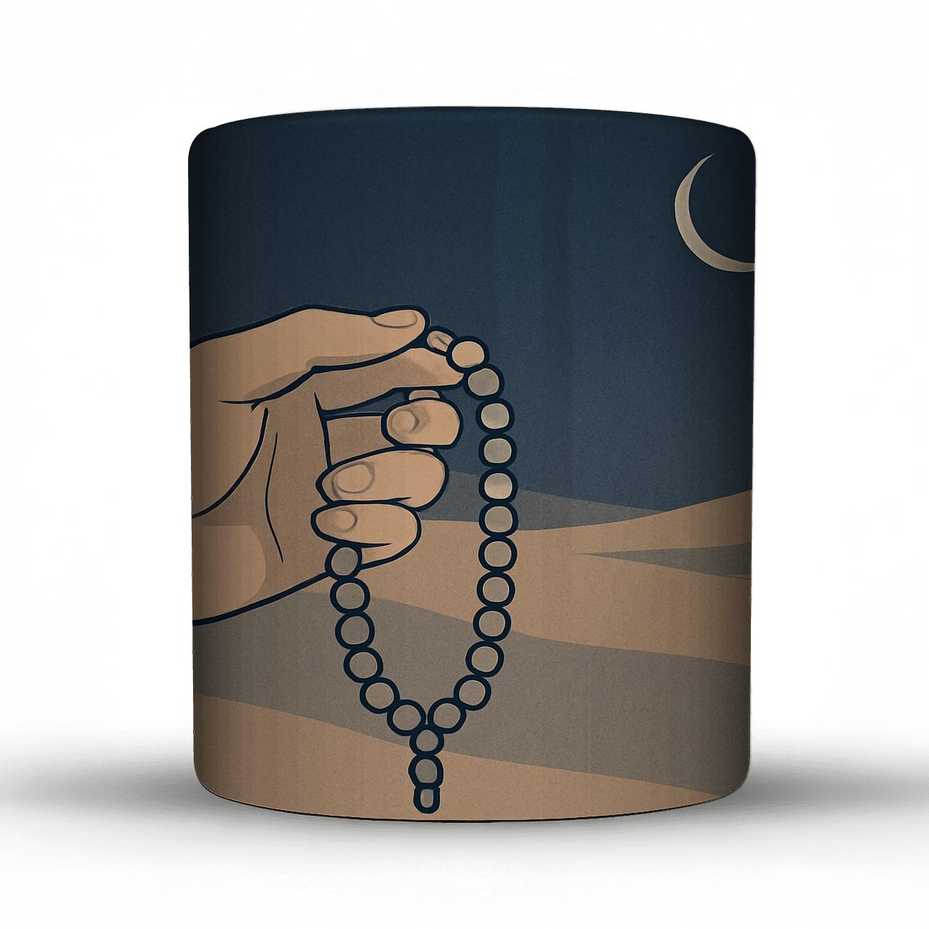 Desert Prayer Thread Under A New Moon personalized mugs
