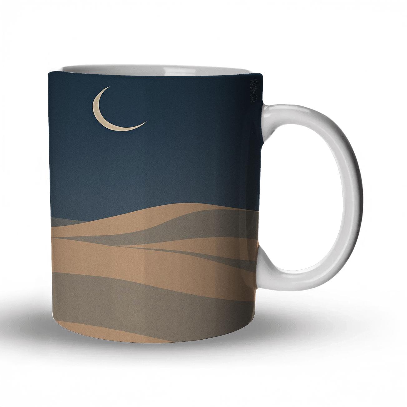 Desert Prayer Thread Under A New Moon personalized mugs