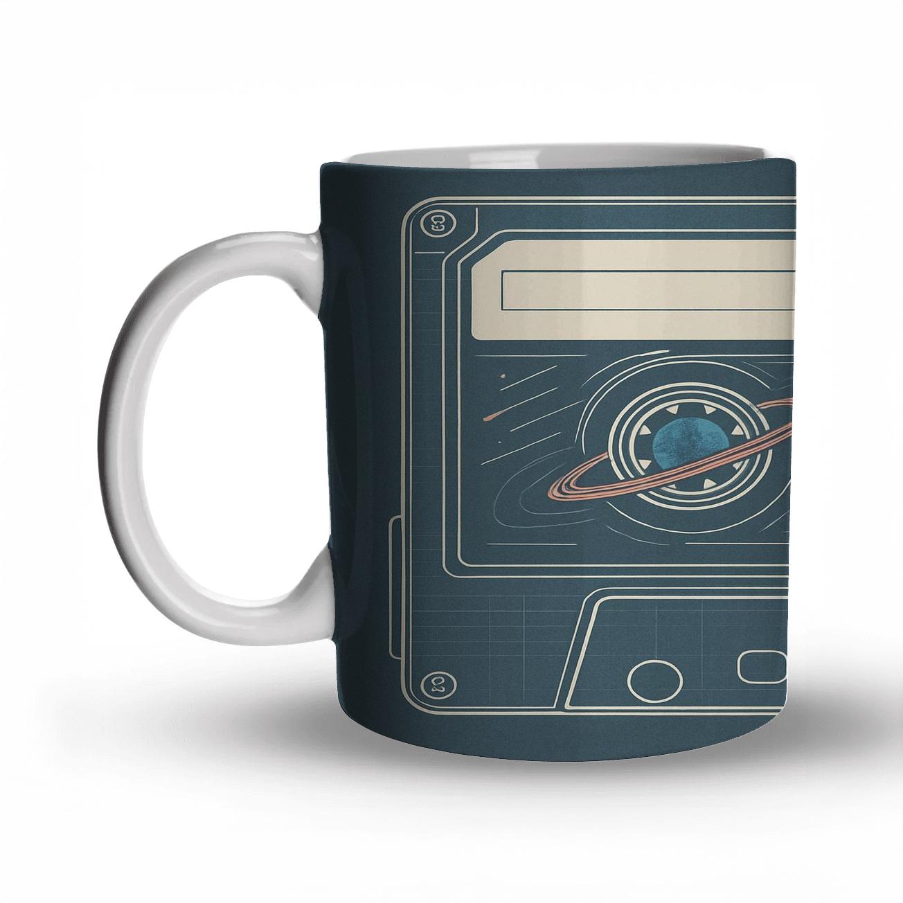 Meteor Shower Mixtape Blueprint insulated thermal mugs
