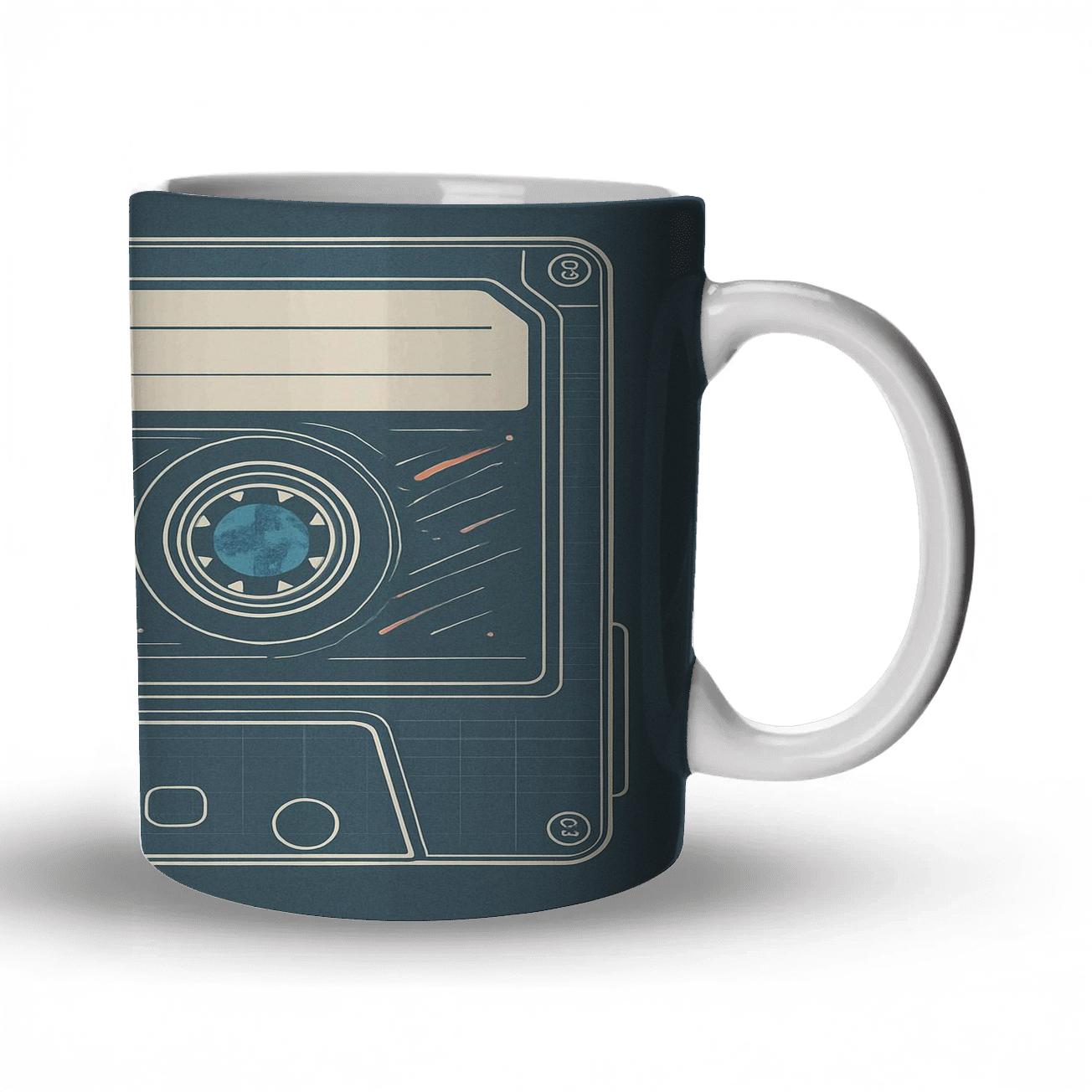 Meteor Shower Mixtape Blueprint insulated thermal mugs