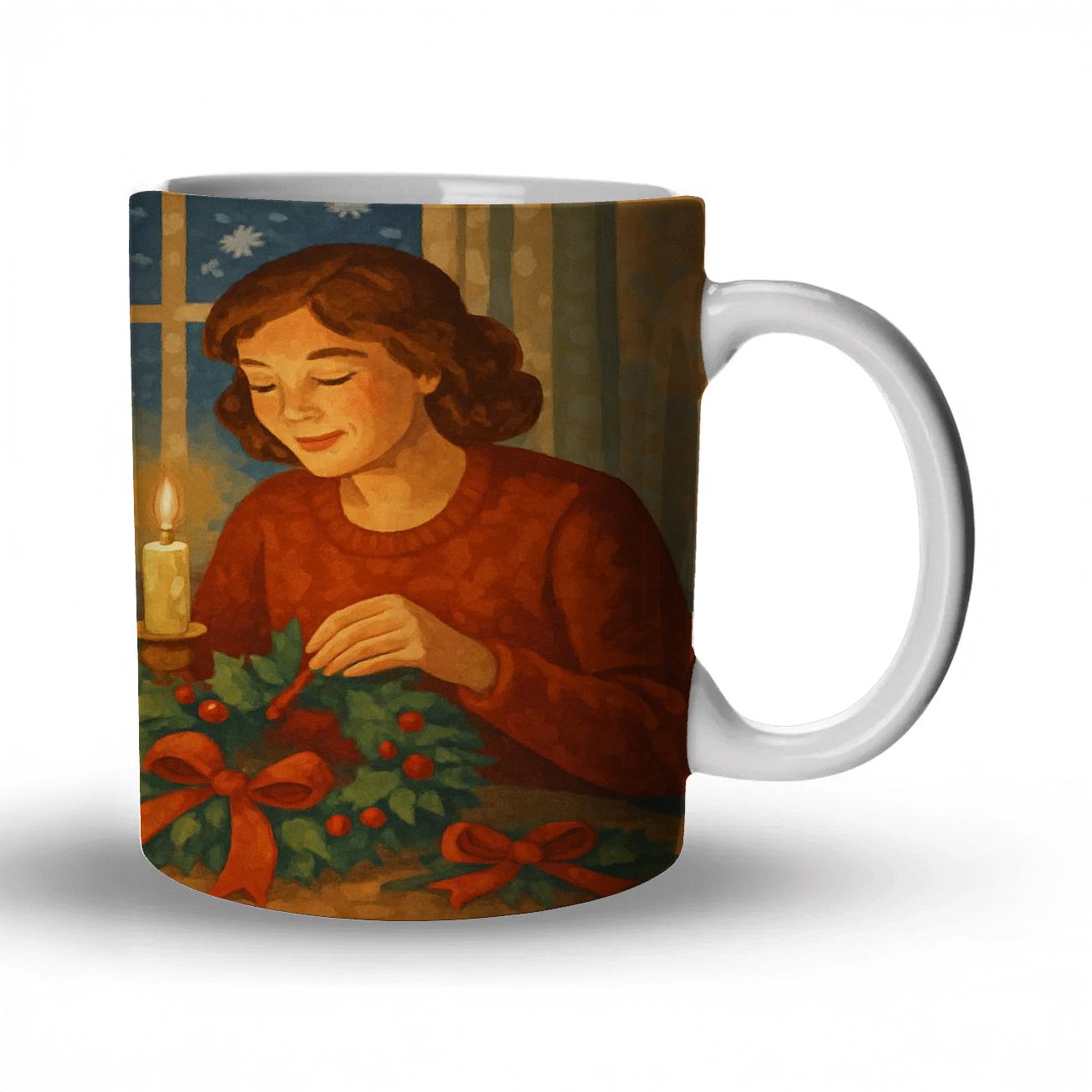 Wreath Makers Circle novelty coffee mugs