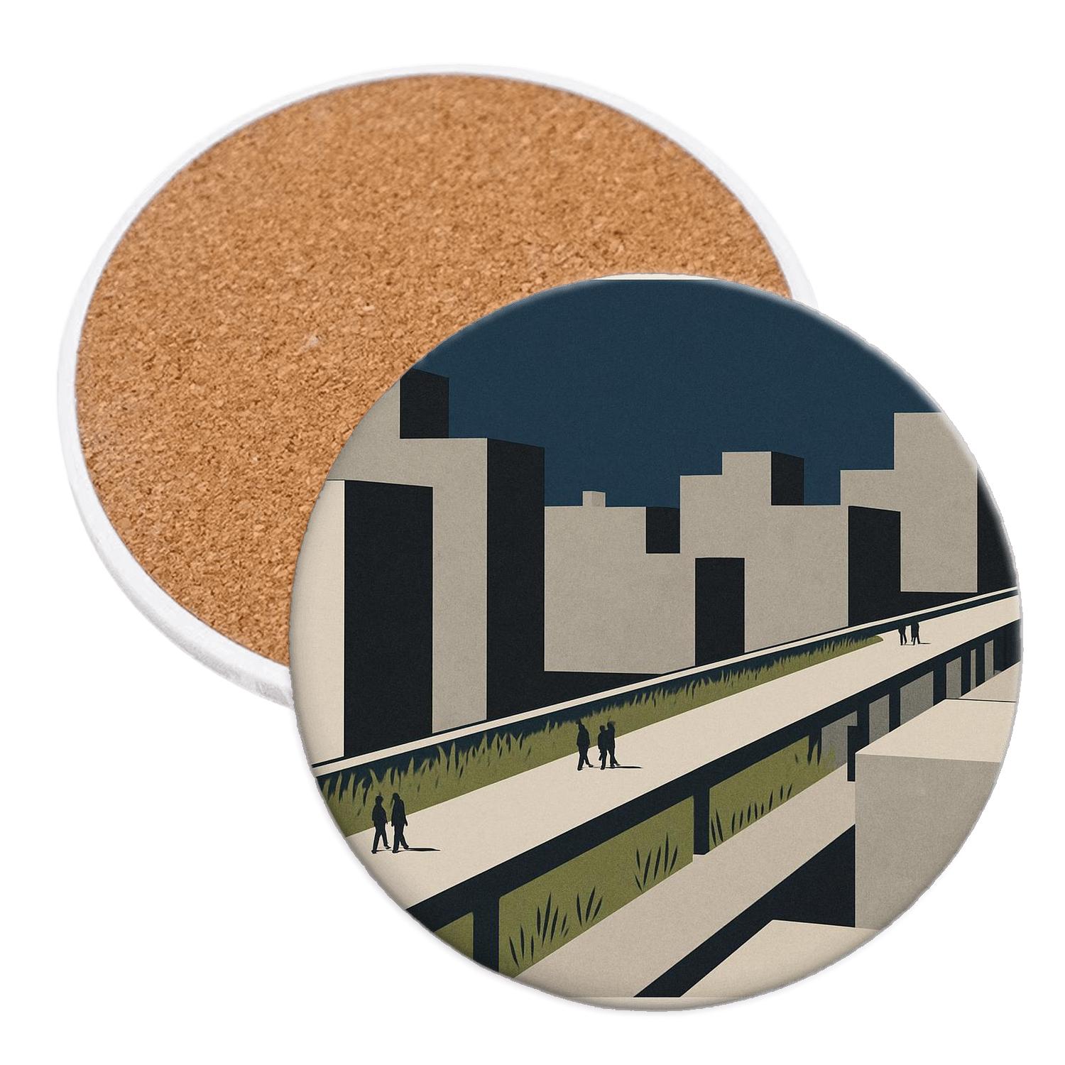 The High Line - New York City, United States elegant tabletop coasters