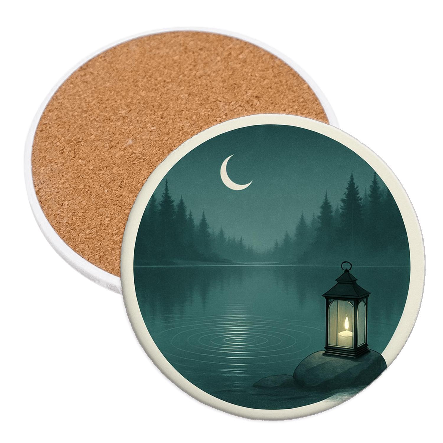 Sanctuary Of Still Waters elegant tabletop coasters