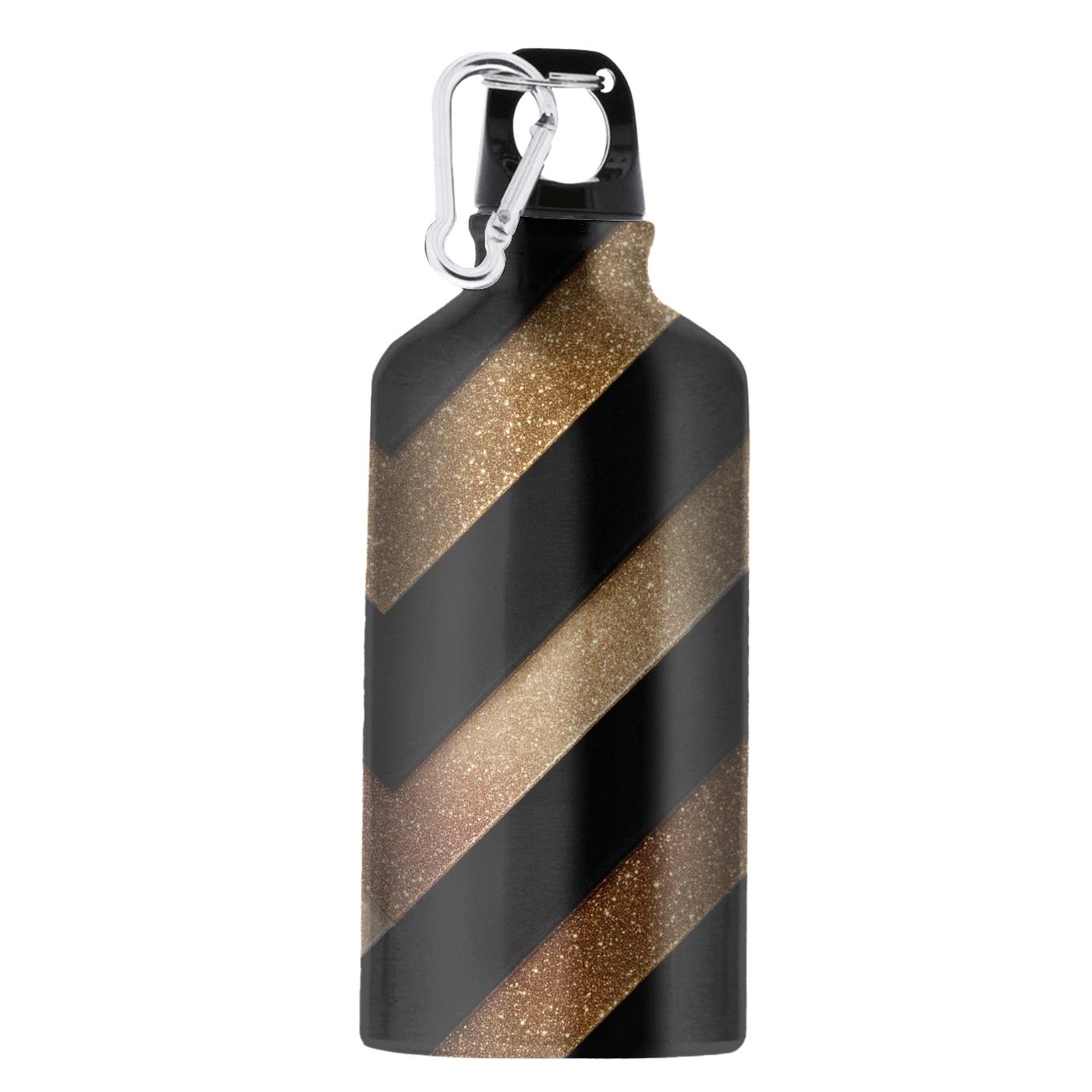 Couture Glitter Chevron Runway custom sports bottles