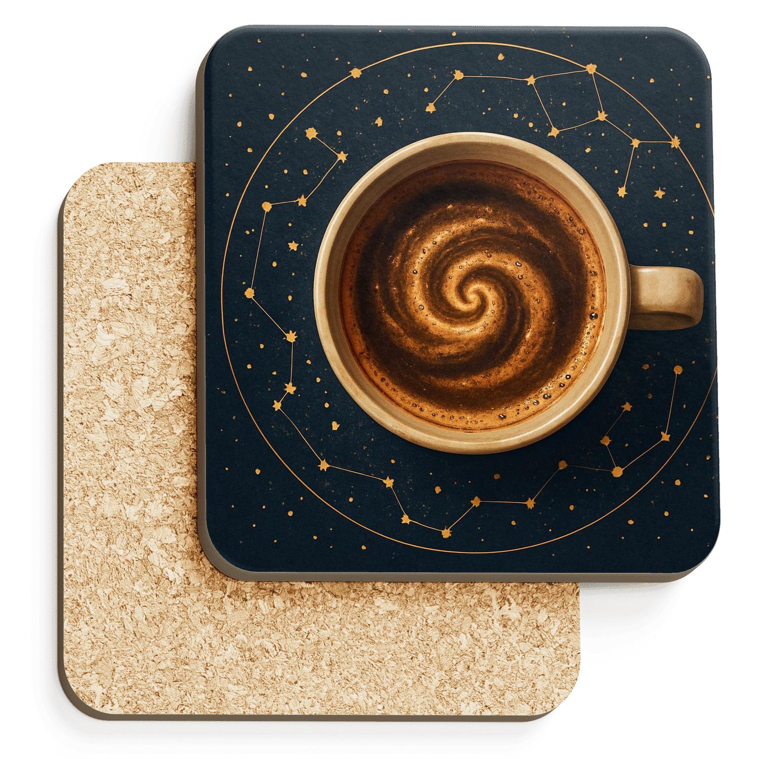 Crema Constellation Map coasters for home decor