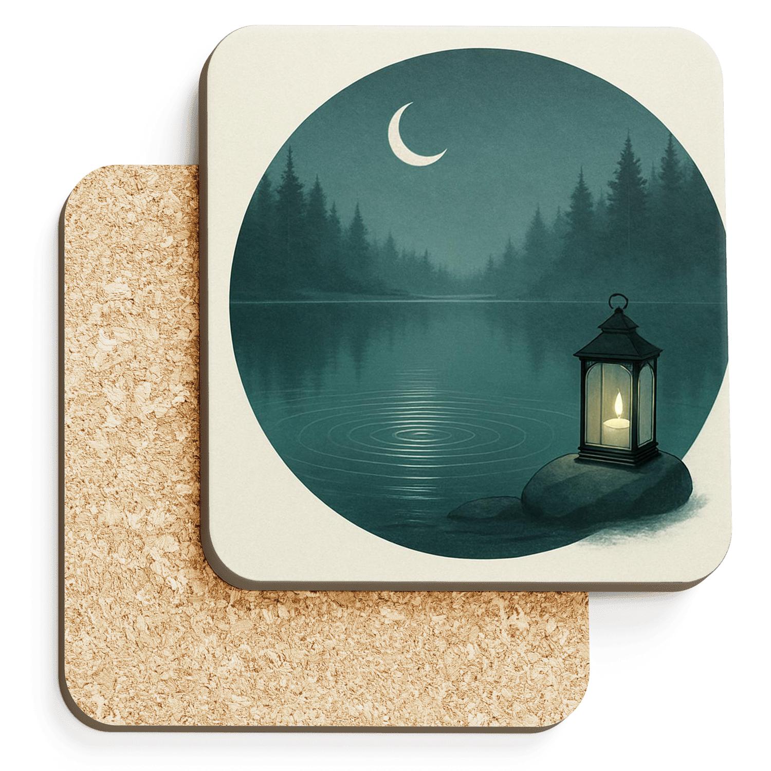 Sanctuary Of Still Waters cork coaster sets