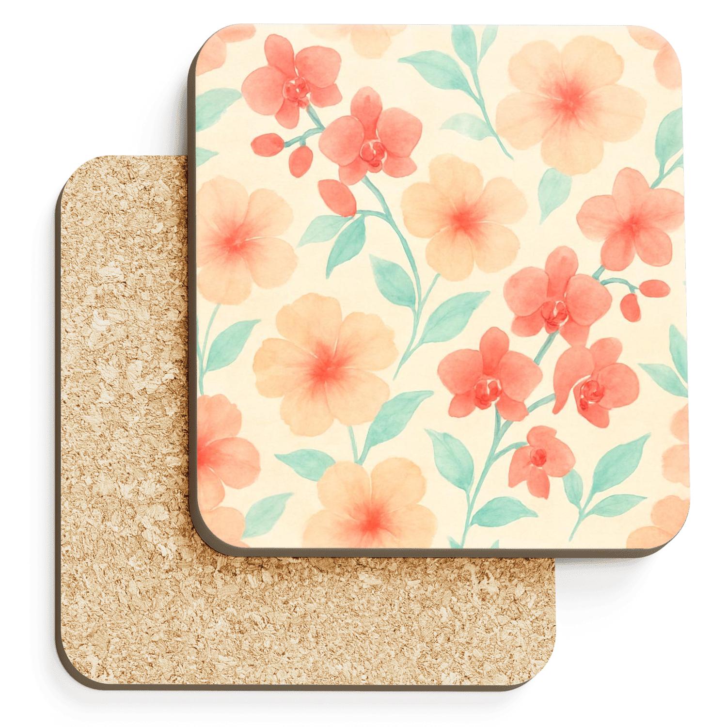 Citrus Orchid Sunrise stone coaster collections