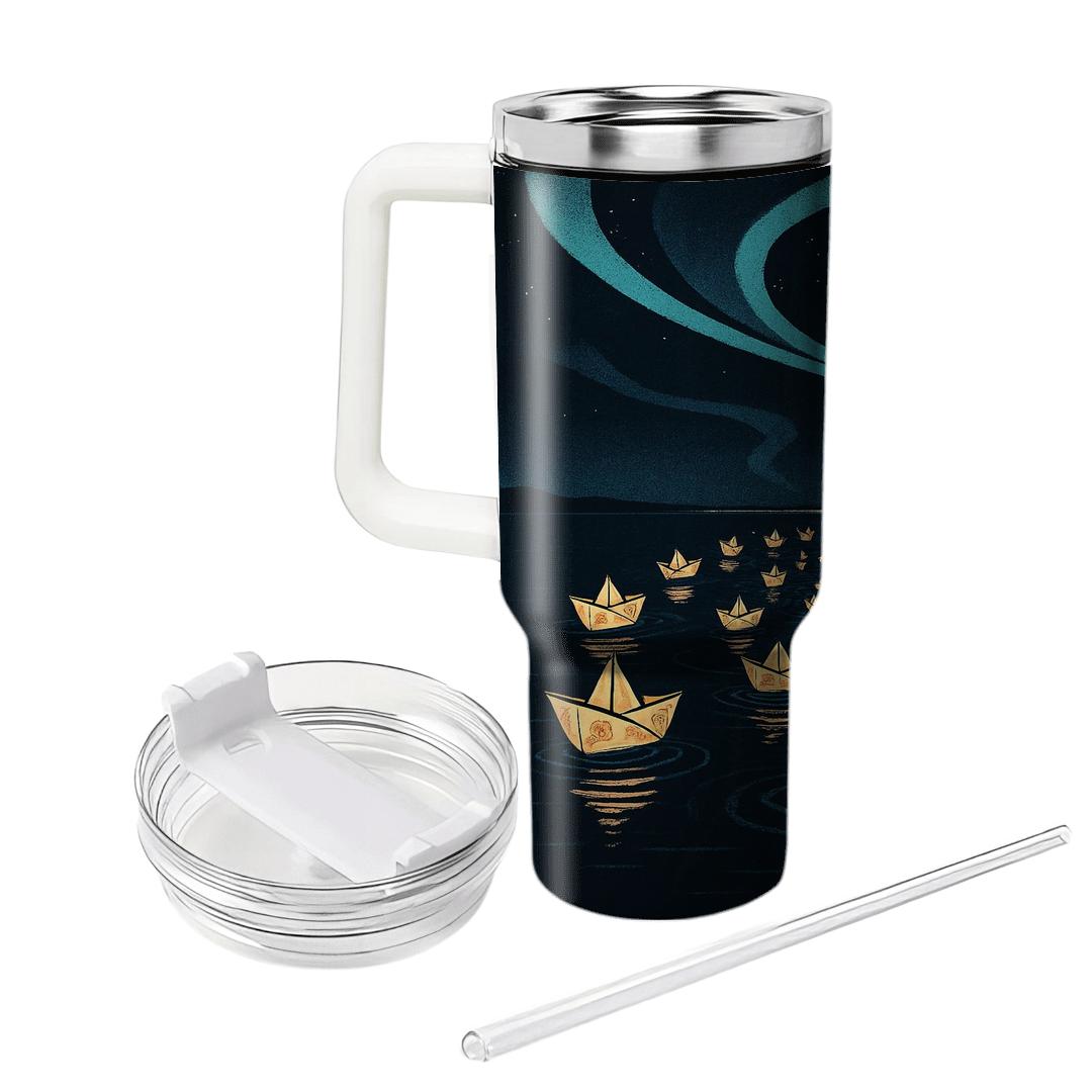 Aurora Lantern Regatta unique tumblers