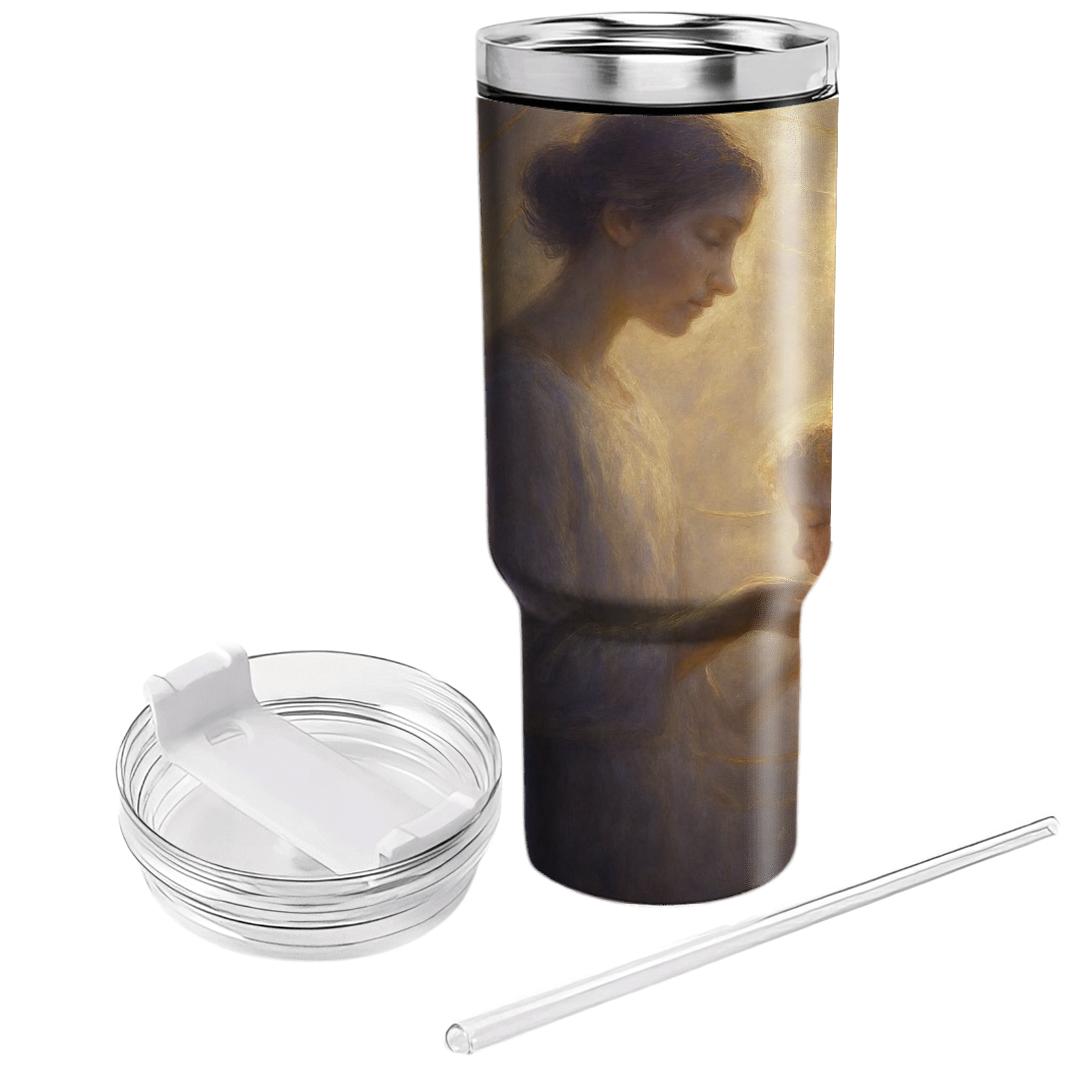 Orbit Of Tenderness The Gravity Of A Mothers Love tumblers with lids