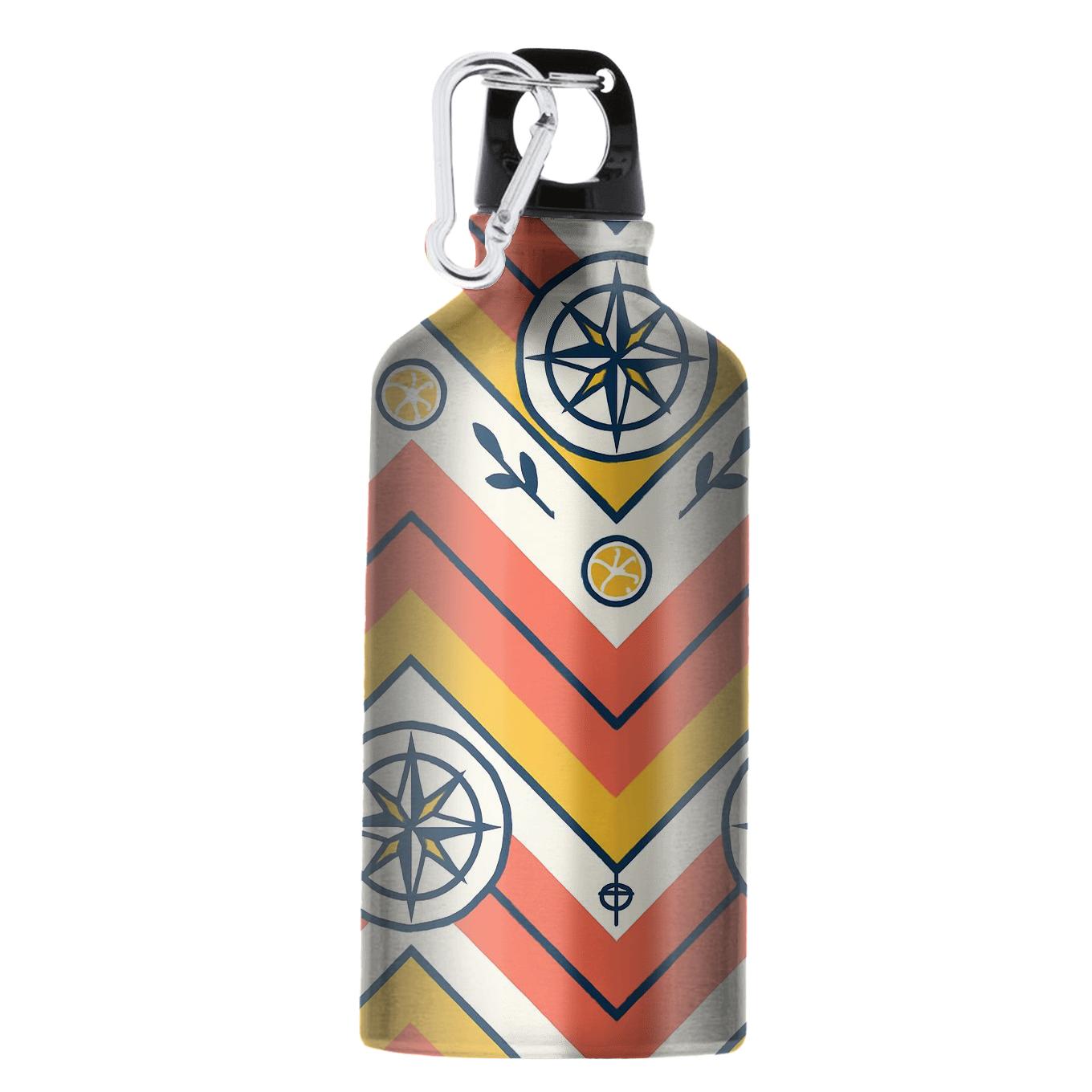 Citrus Compass Chevron Parade insulated sports bottles
