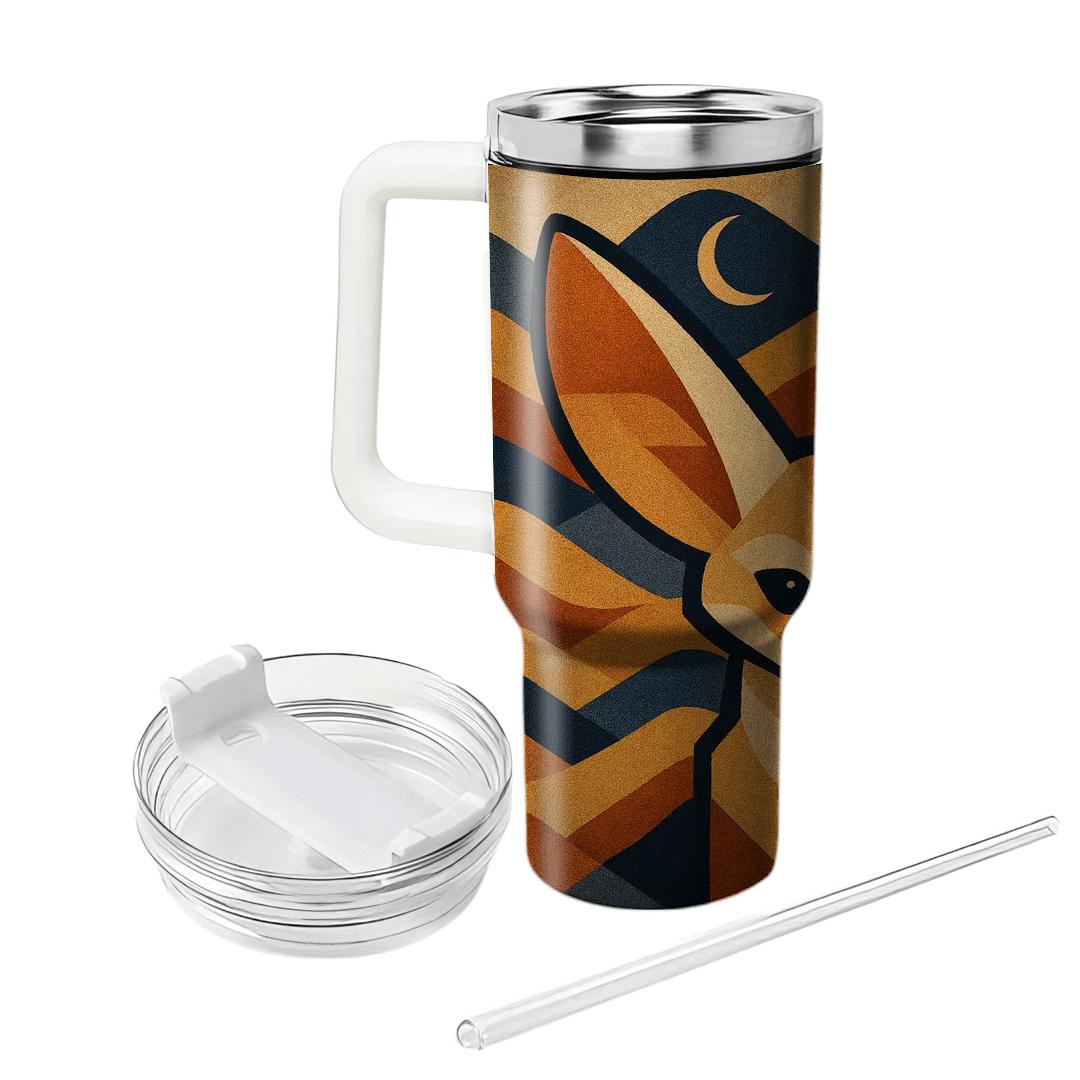 Desert Fox Sand Dune Geometry decorative tumblers