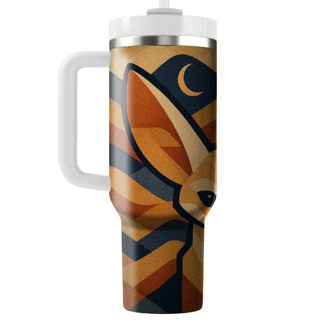Desert Fox Sand Dune Geometry decorative tumblers