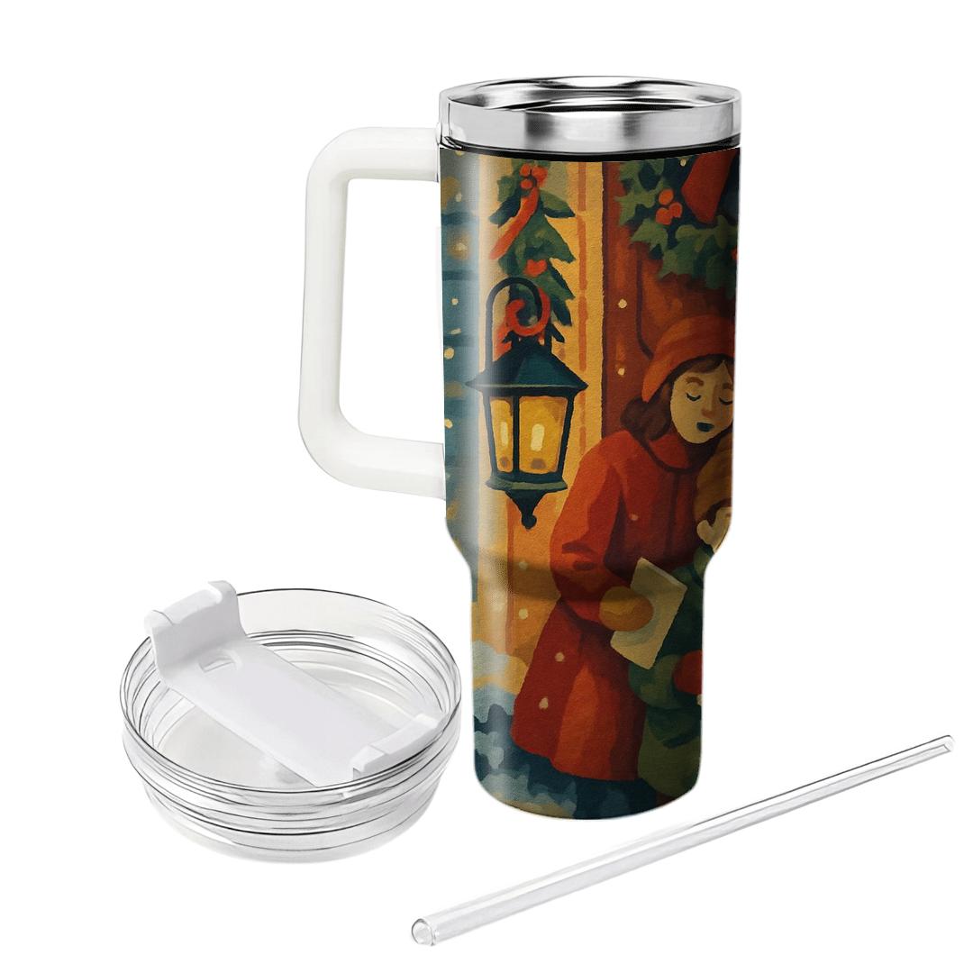 Wreathlit Welcome personalized tumblers