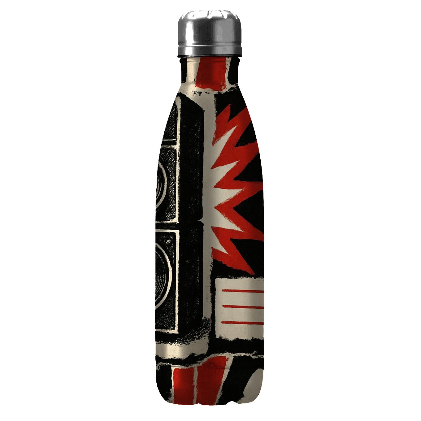 Riot Zine Speaker Collage custom water bottles