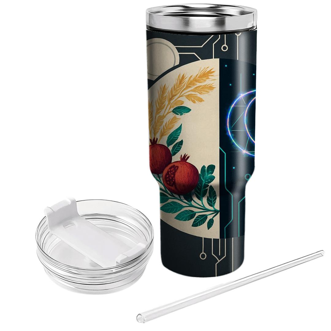 Quantum Equinox Feast tumblers with lids