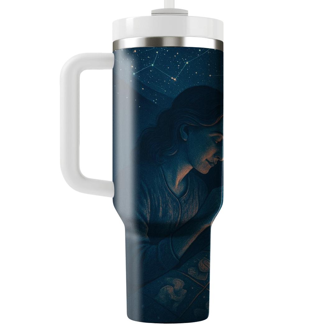 The Constellation Quilt A Sky Sewn From Her Patience tumblers with lids