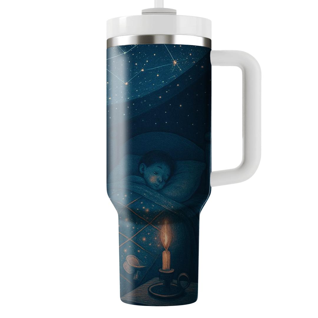 The Constellation Quilt A Sky Sewn From Her Patience tumblers with lids